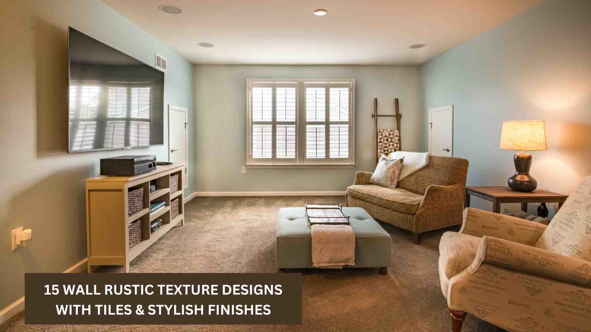 15 Wall Rustic Texture Designs with Tiles & Stylish Finishes