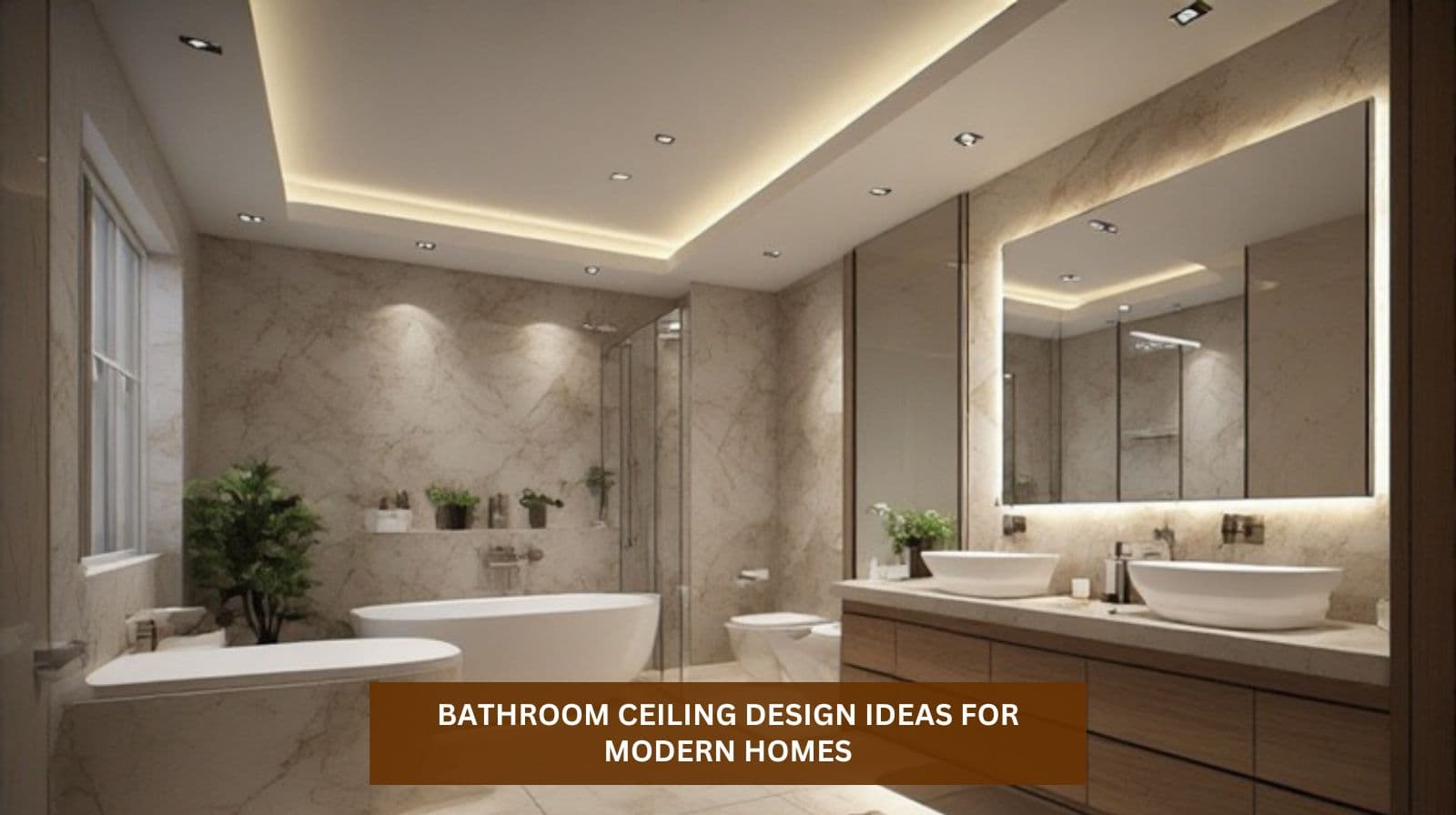 15 Bathroom Ceiling Design Ideas for Modern Homes