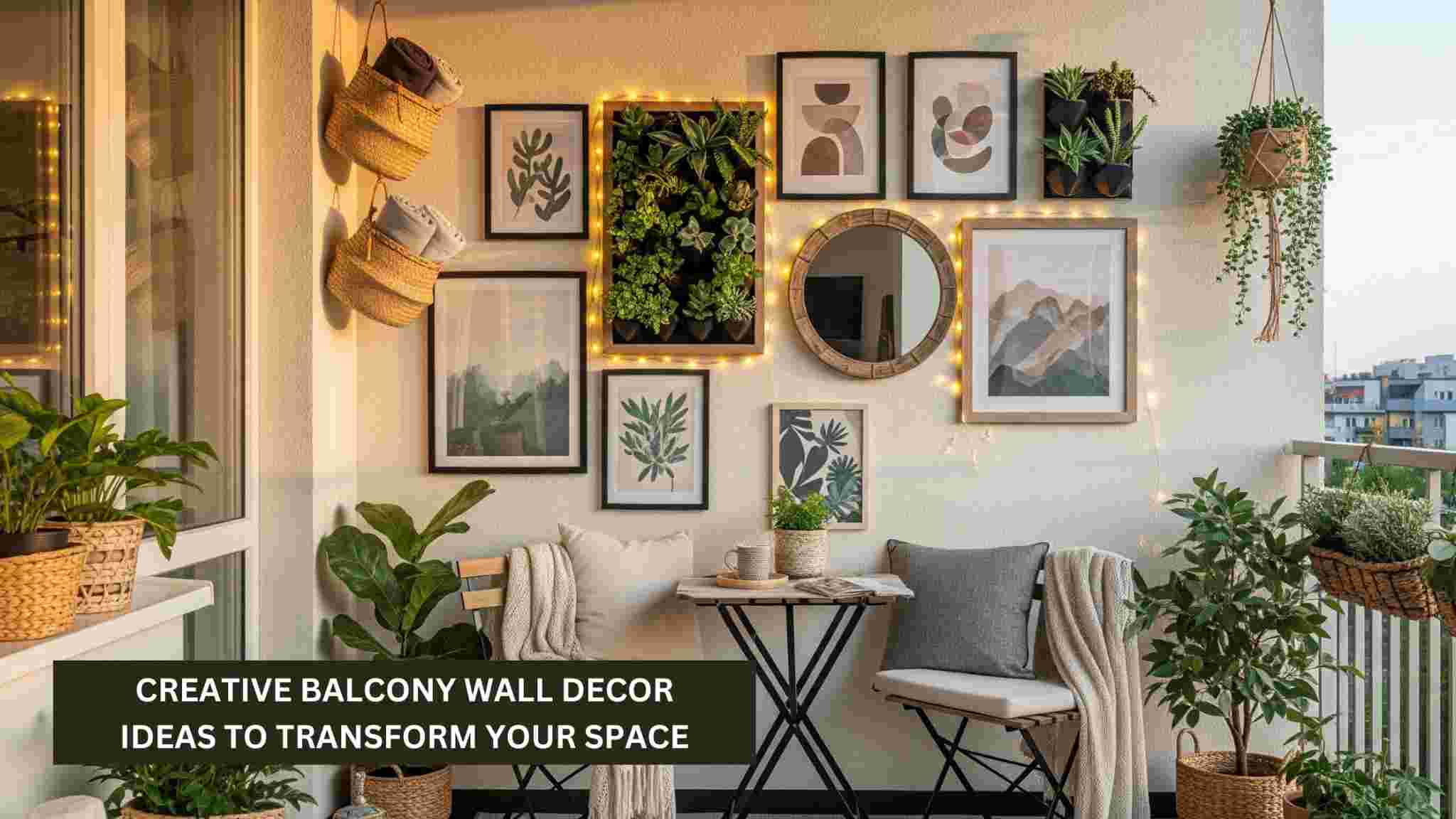 Balcony Wall Decor Design Ideas for Modern Homes