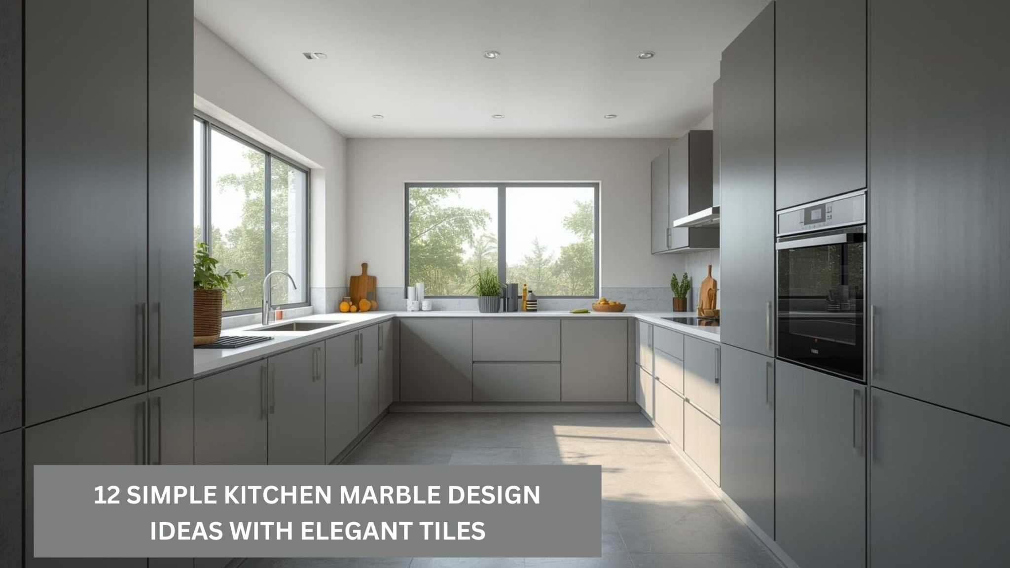 10+ Modern Kitchen Cabinet Design With Kitchen Tiles