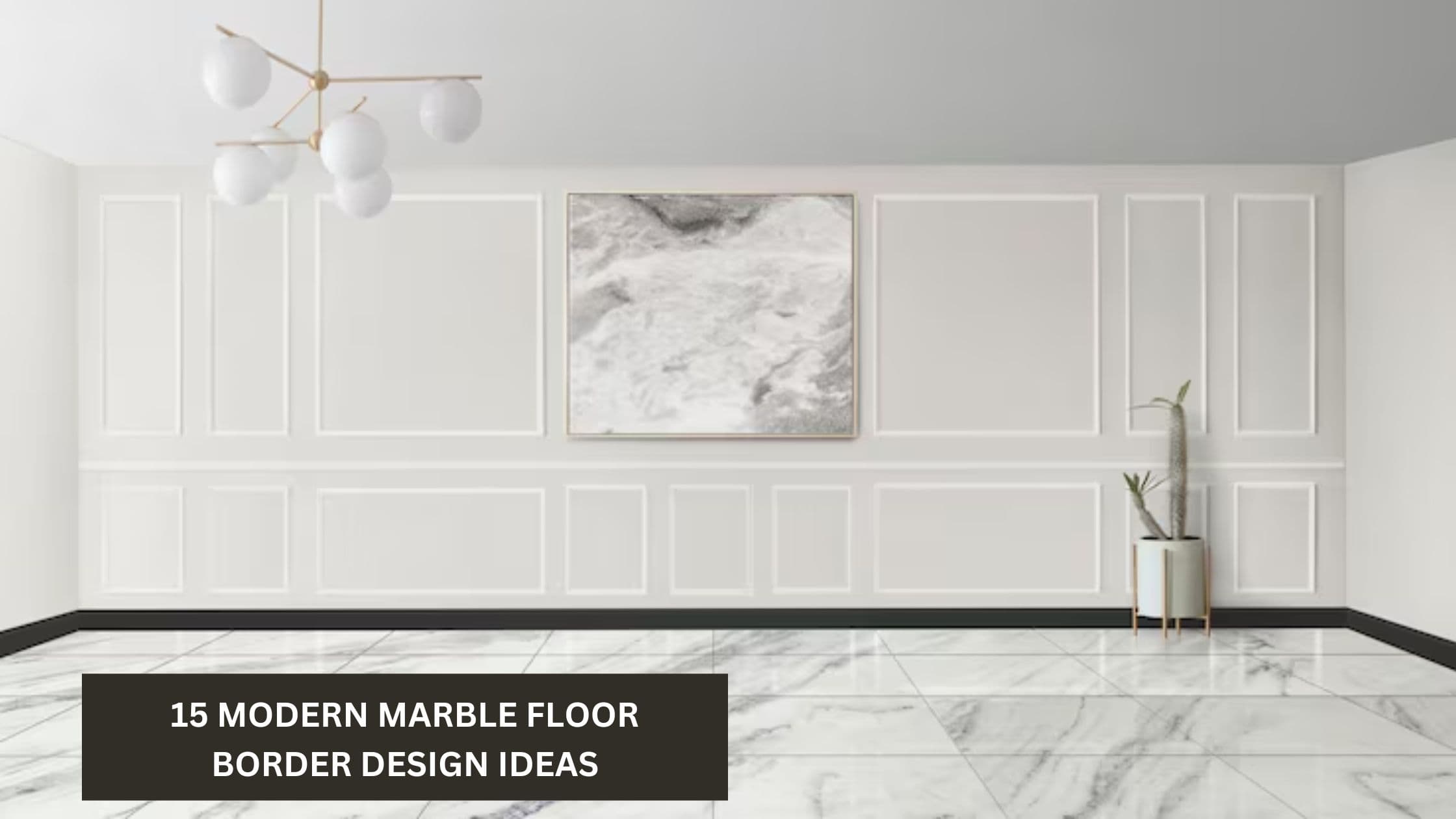 15 Modern Marble Floor Border Design Styles to Upgrade Your Home