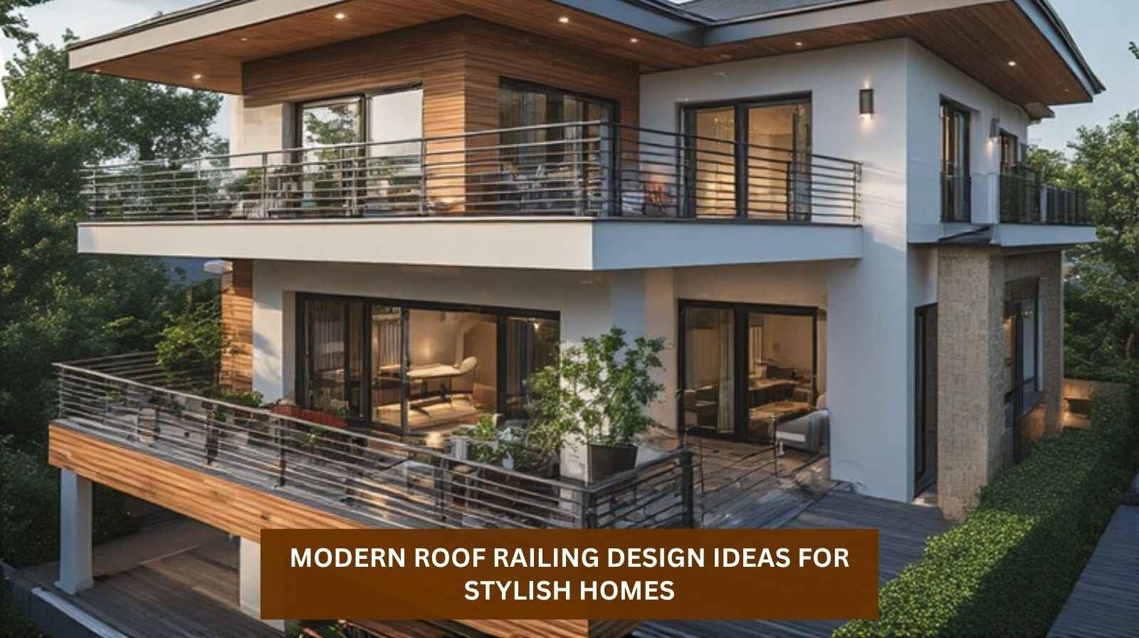 12 Modern Roof Railing Design Ideas for Stylish Homes