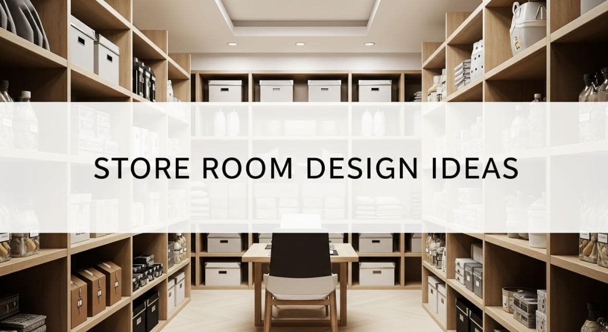 Store Room Design Ideas for Small and Large Spaces