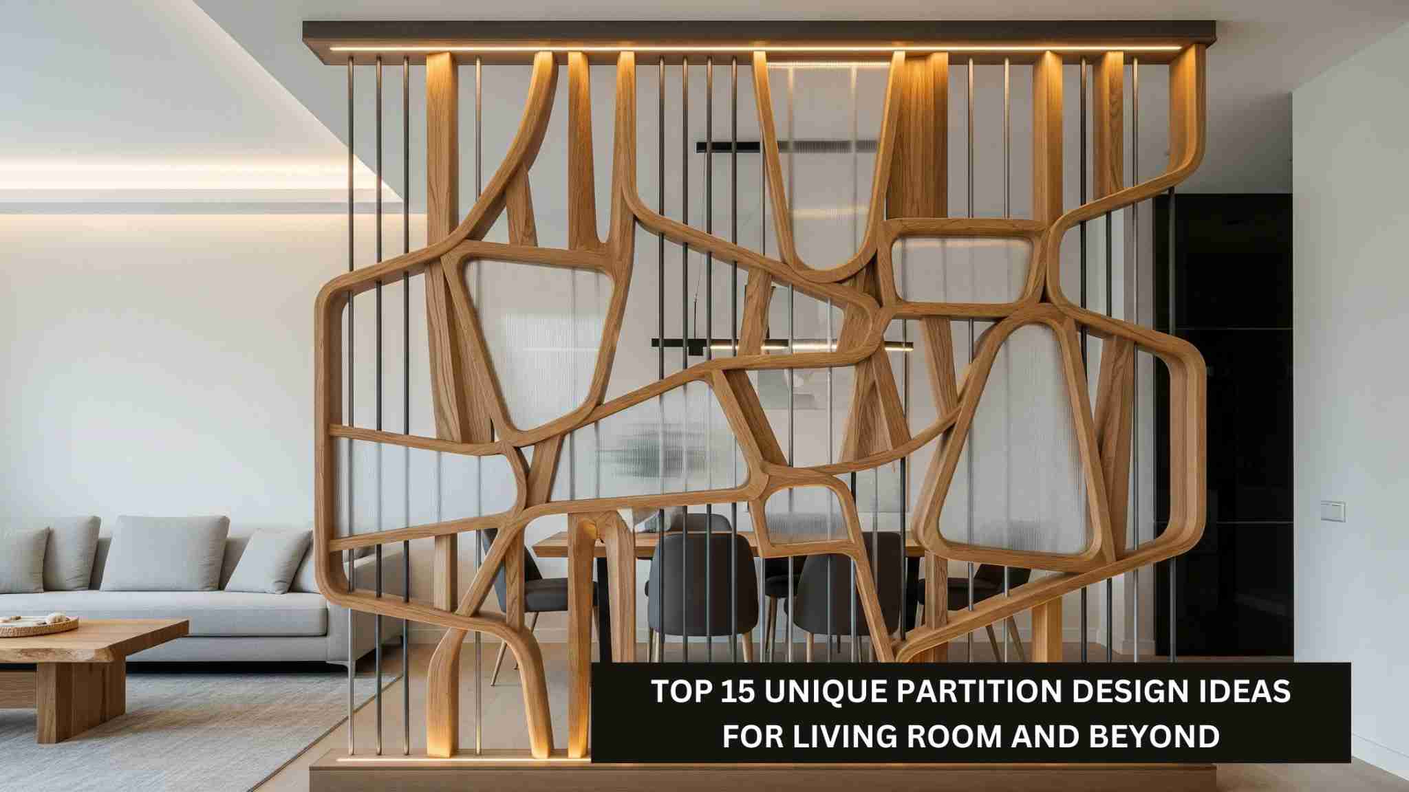 Top 15 Modern Hall Partition Design Ideas For Living Room