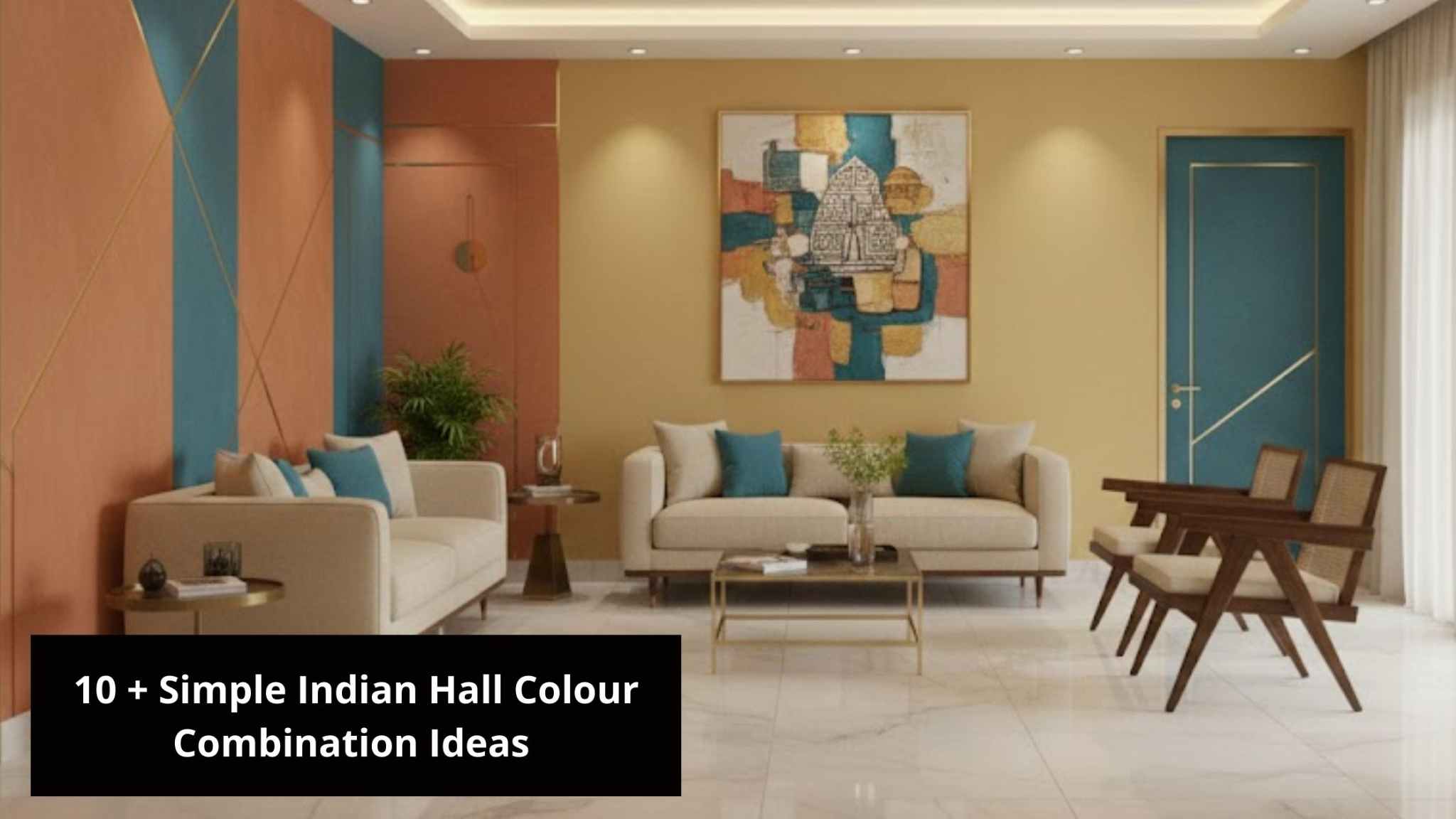 10 + Simple Indian Hall Colour Combination Ideas