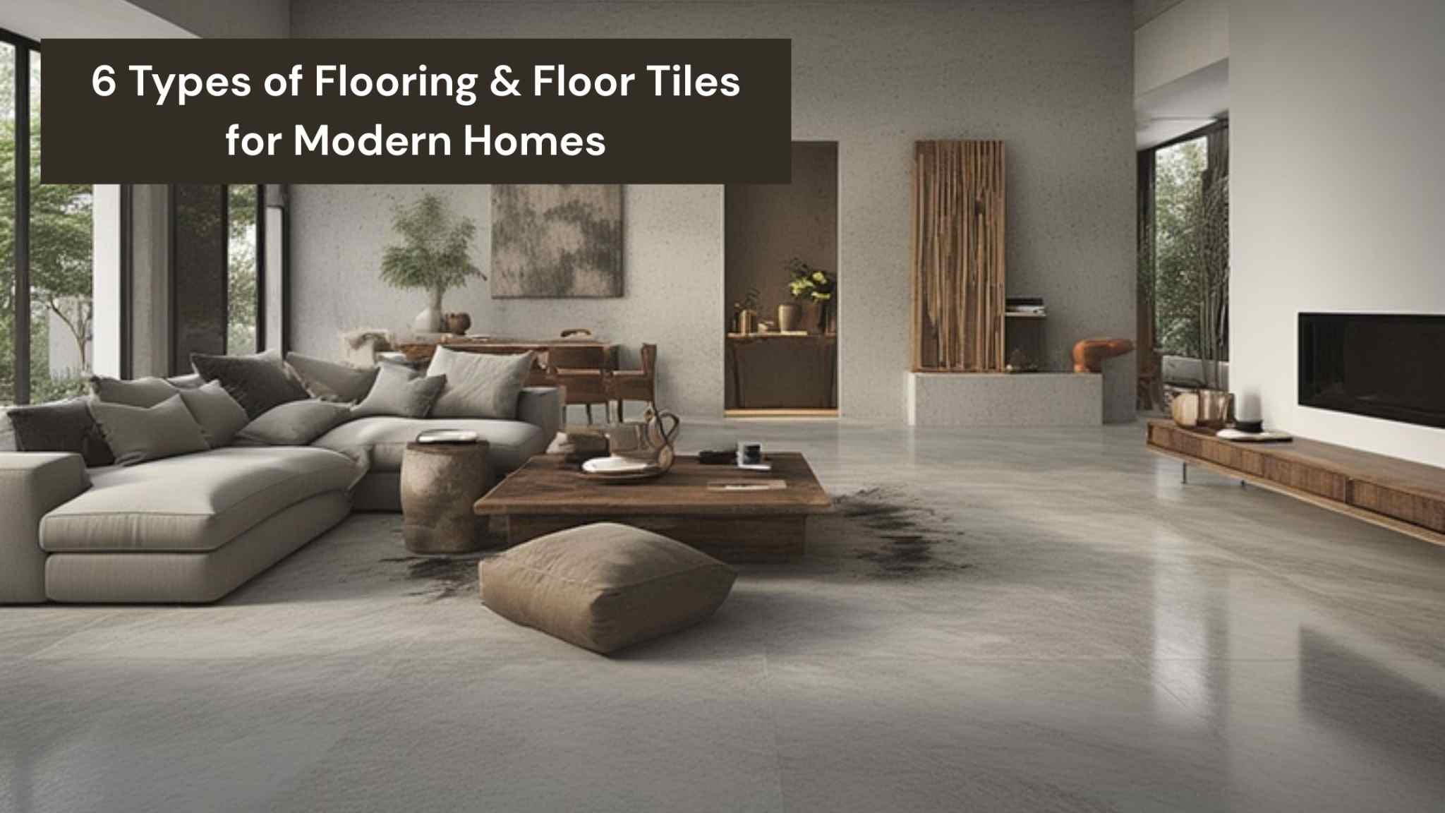 6 Types of Flooring Tiles for Modern Homes