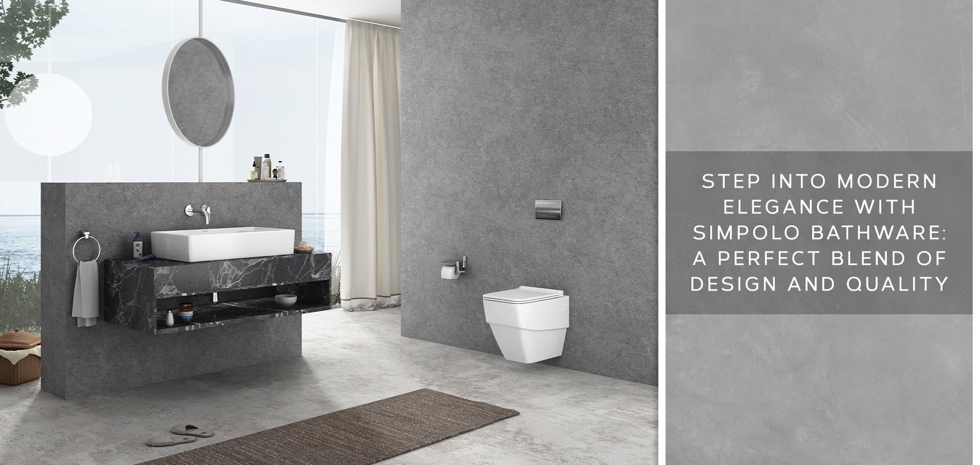 Step into Modern Elegance with Simpolo Bathware A Perfect Blend of Design and Quality