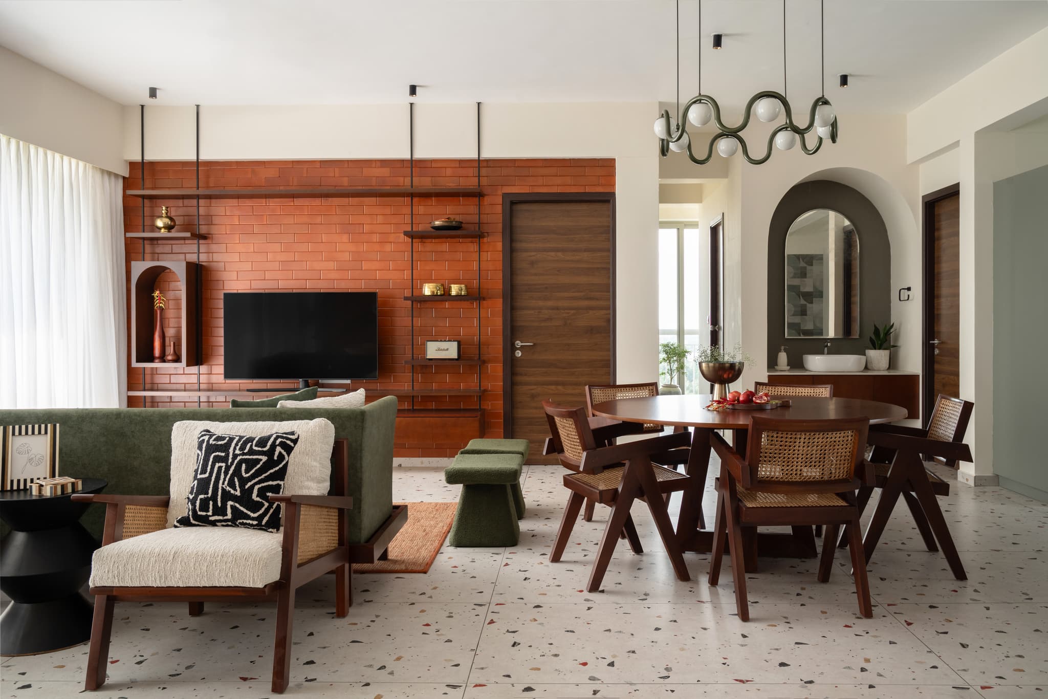 Inspired by the purity of a lotus and shaped by thoughtful design, this space stands as a gentle dialogue between nature’s calm rhythm and the soulful craftsmanship of architecture